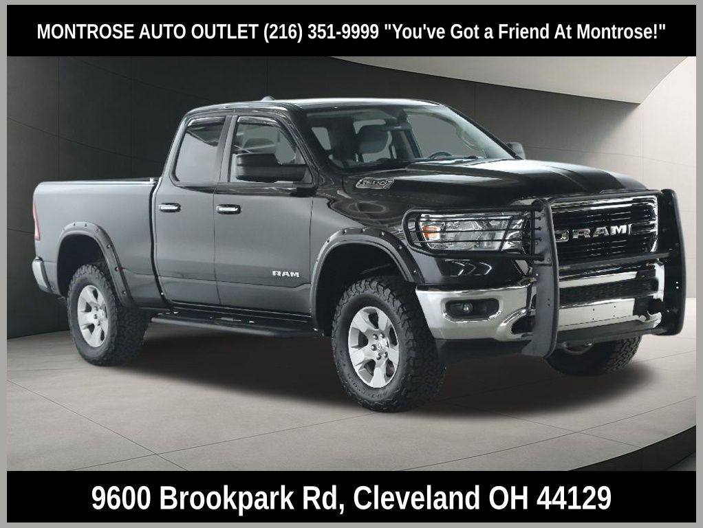 Diamond Black 2020 RAM 1500 Big Horn Quad Cab 4WD Pickup Truck Four-Wheel Drive 8-Speed Automatic