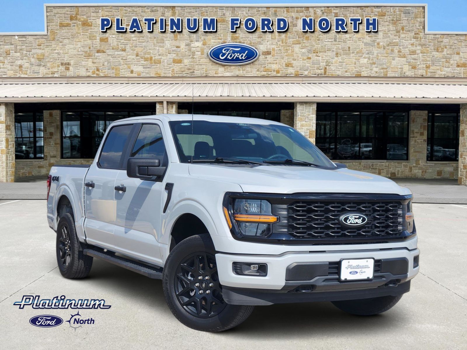 White Metallic 2025 Ford F-150 Pickup Truck Four-Wheel Drive Automatic