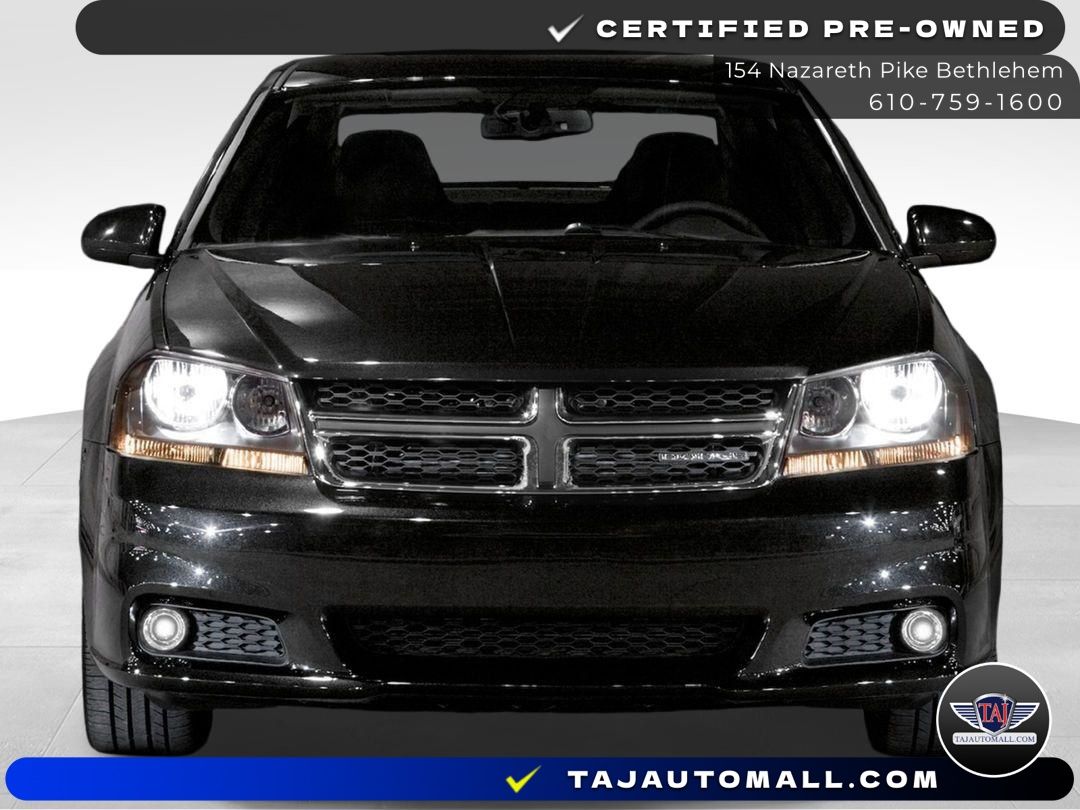 True Blue Pearl 2013 Dodge Avenger Sedan Front-Wheel Drive 6-Speed Automatic