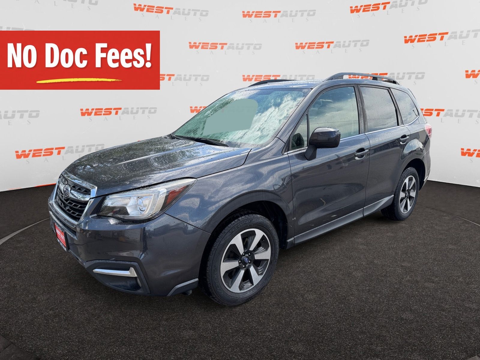 Dark Gray Metallic 2018 Subaru Forester SUV / Crossover All-Wheel Drive Continuously Variable Transmission