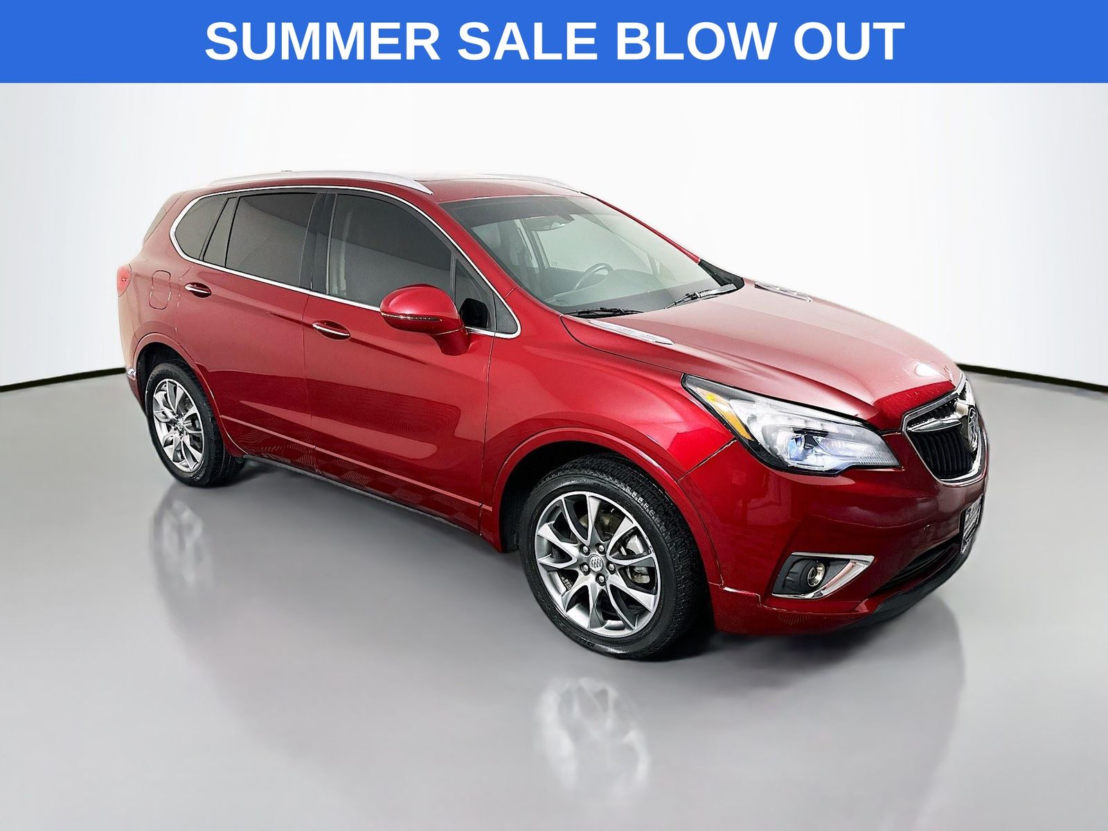 Chili Red Metallic 2020 Buick Envision SUV / Crossover All-Wheel Drive 6-Speed Automatic