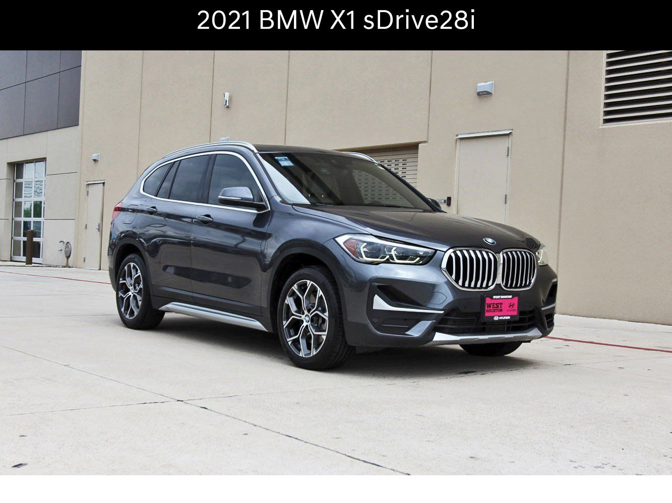 Gray (Mineral Grey Metallic) 2021 BMW X1 sDrive28i FWD SUV / Crossover Front-Wheel Drive 8-Speed Automatic