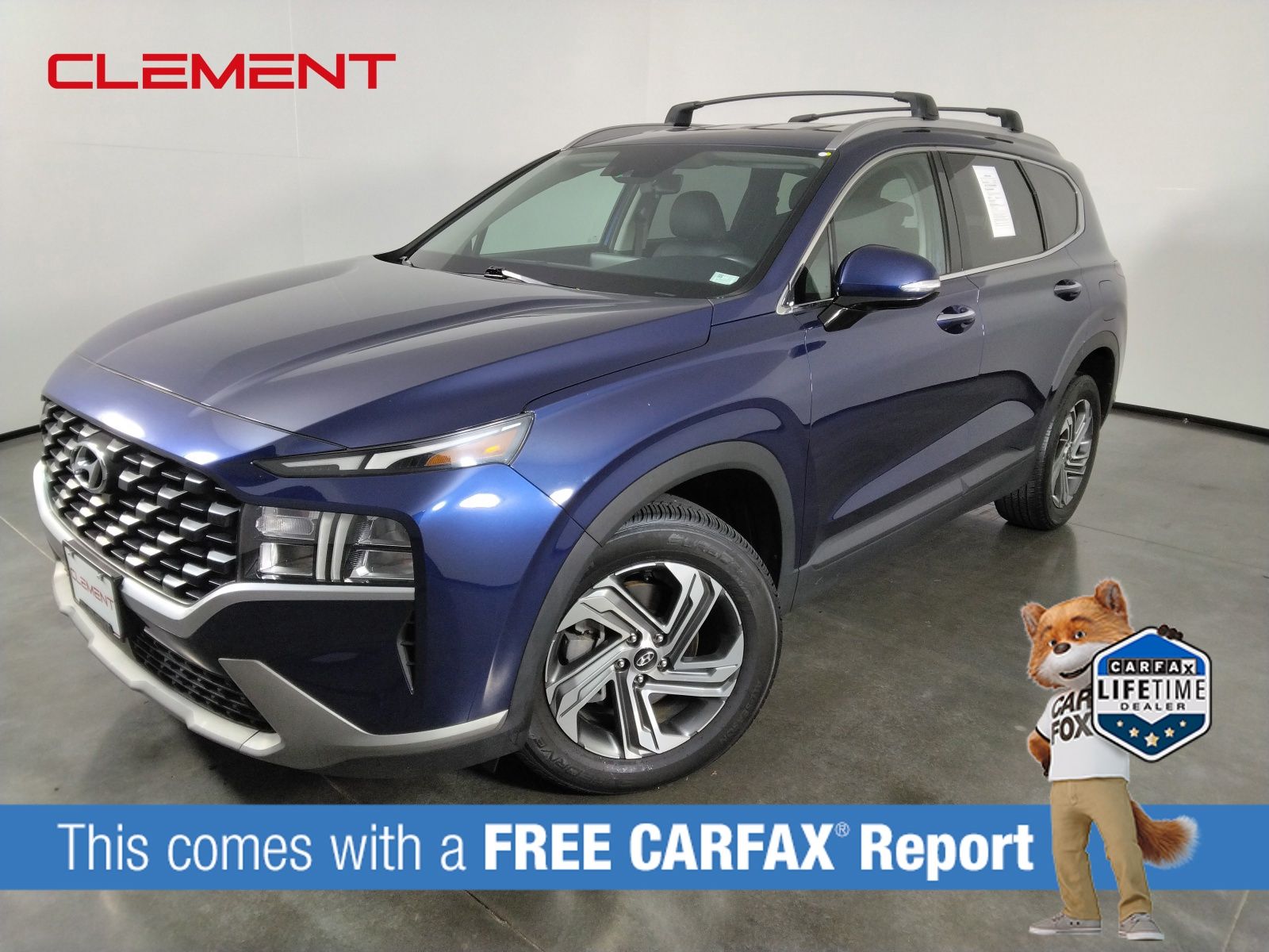 Stormy Blue 2023 Hyundai Santa Fe SUV / Crossover Front-Wheel Drive 8-Speed Automatic