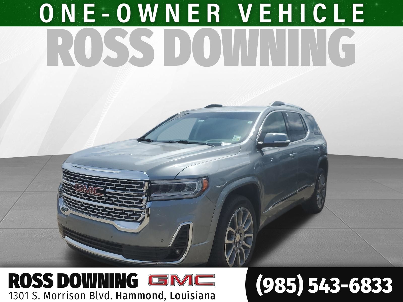 Sterling Metallic 2023 GMC Acadia Denali FWD SUV / Crossover Front-Wheel Drive 9-Speed Automatic