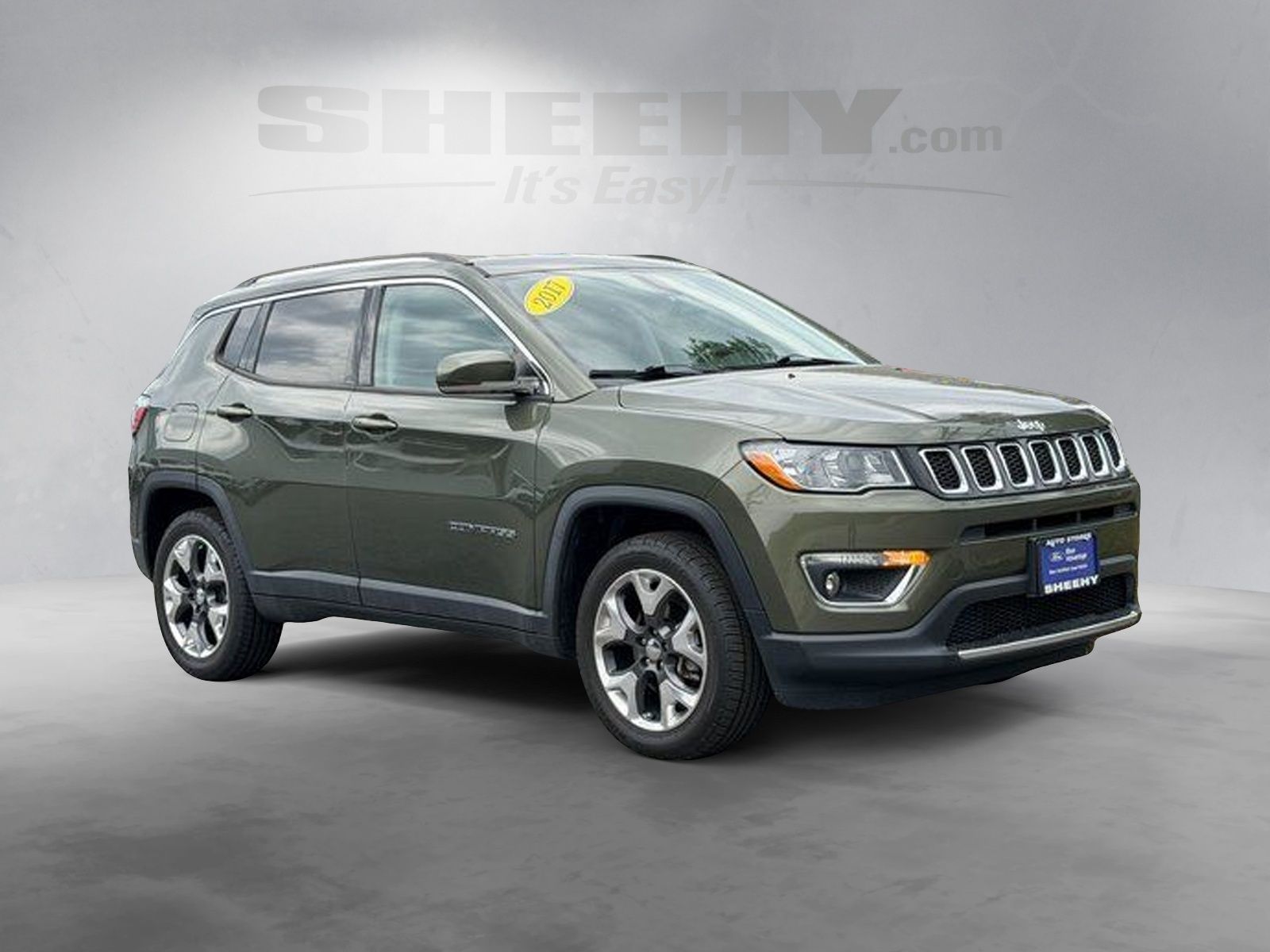 Used 2017 Olive Green Jeep Limited image 2