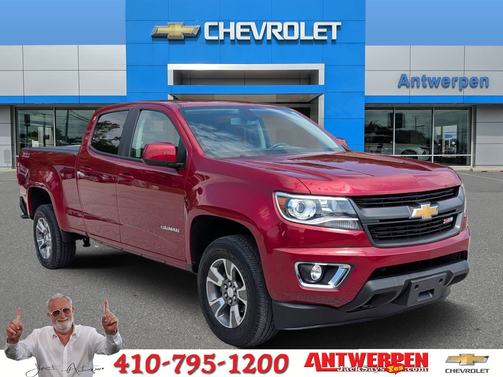 Red Tintcoat 2017 Chevrolet Colorado Pickup Truck Four-Wheel Drive 8-Speed Automatic