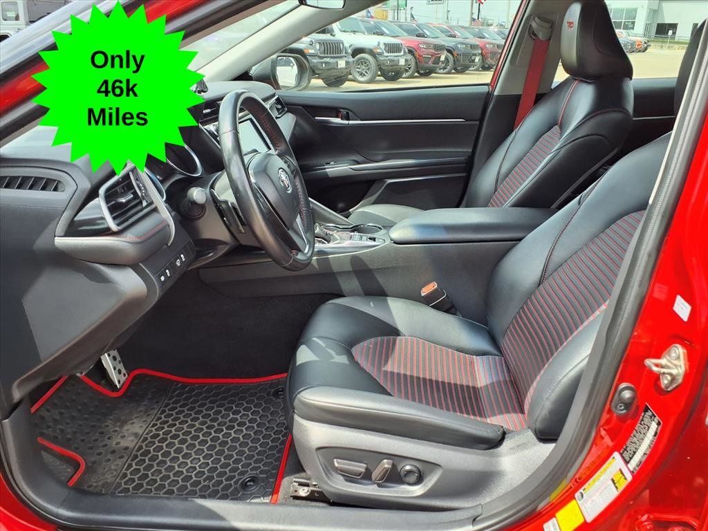 2020 Toyota Camry TRD V6 Red at Joe Myers Mazda Kia