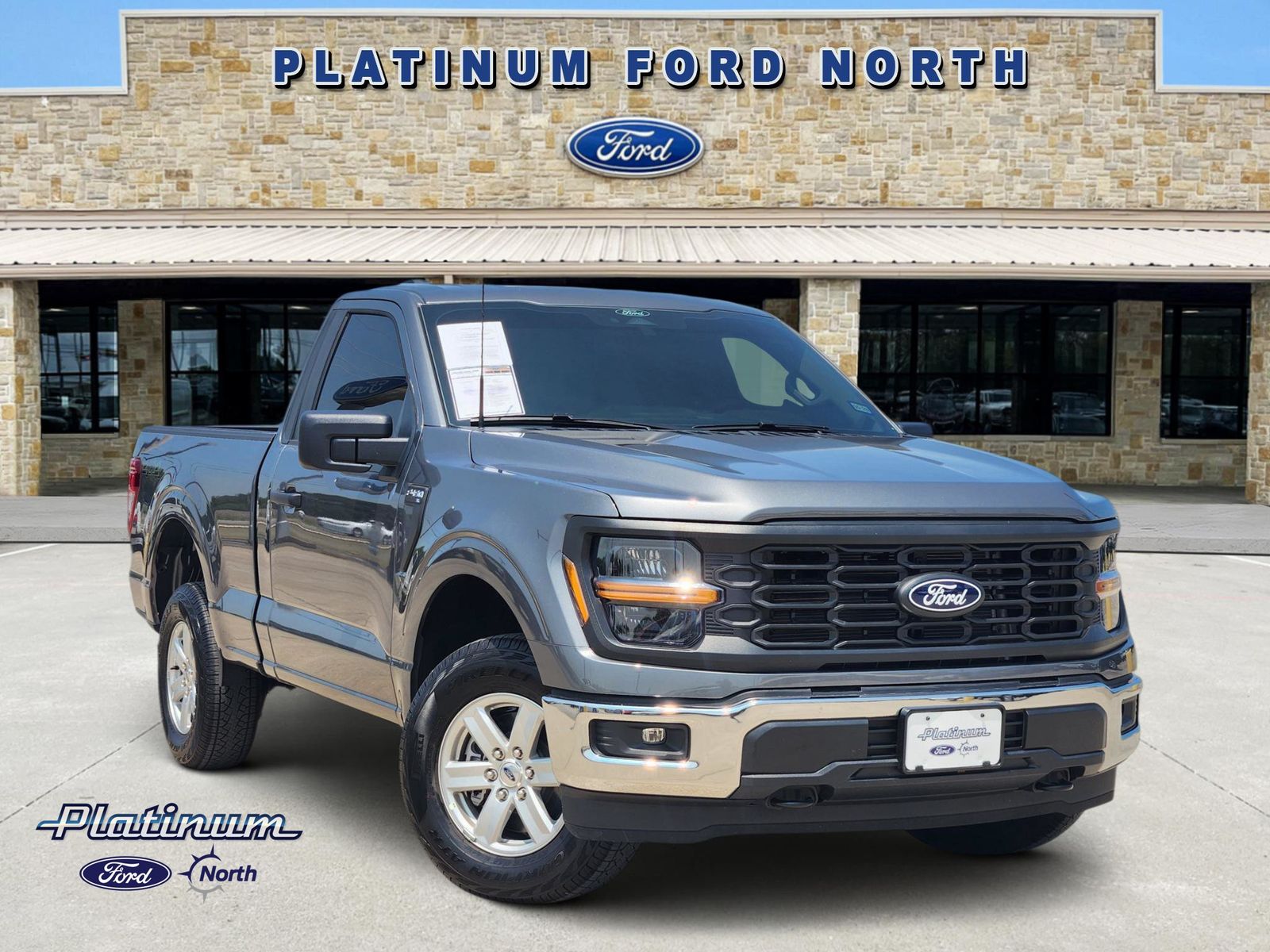 Gray Metallic 2026 Ford F-150 Pickup Truck Four-Wheel Drive Automatic