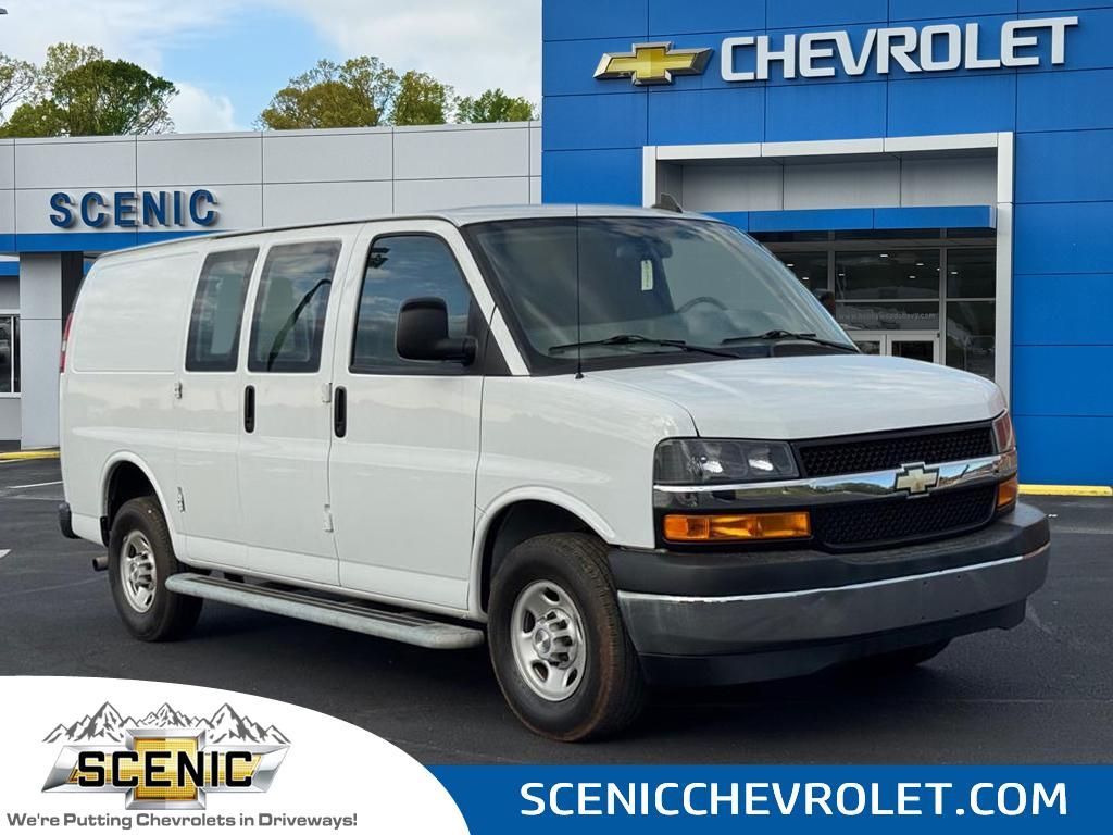 Summit White 2023 Chevrolet Express Cargo 2500 RWD Van Rear-Wheel Drive 8-Speed Automatic Overdrive
