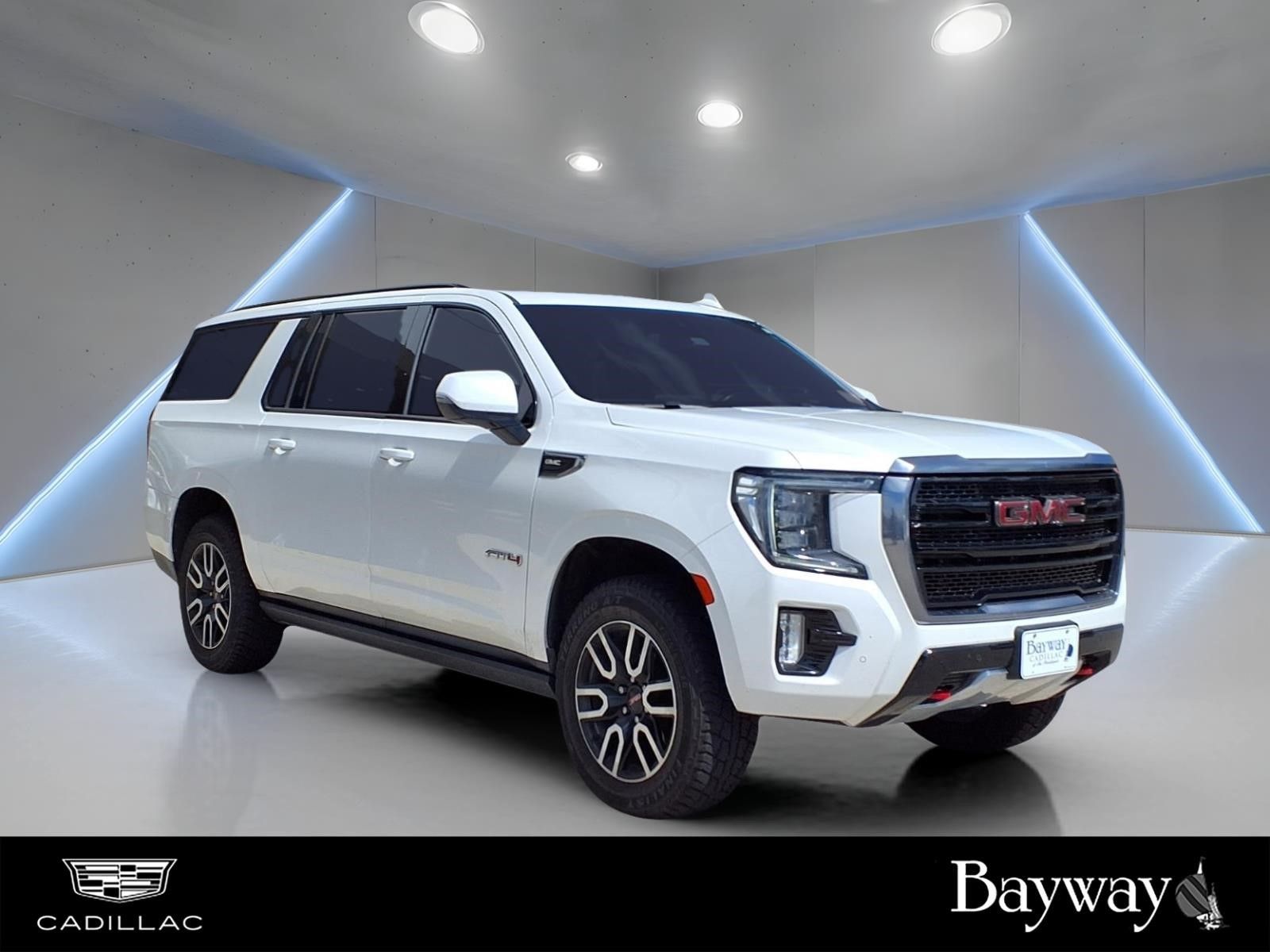 2021 GMC Yukon XL AT4 White at Classic Chevrolet Galveston