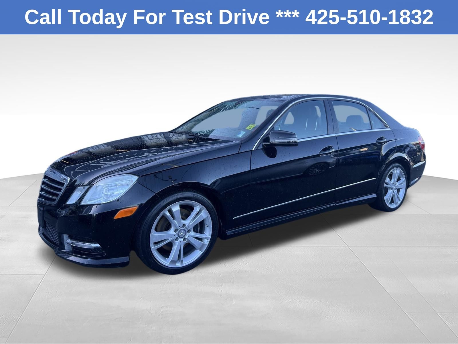 Black 2013 Mercedes-Benz E-Class Sedan 7-Speed Automatic