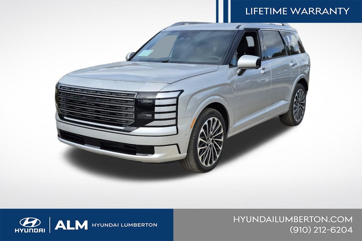 Typhoon Silver Metallic 2026 Hyundai Palisade Hybrid Calligraphy FWD SUV / Crossover Front-Wheel Drive 6-Speed Automatic