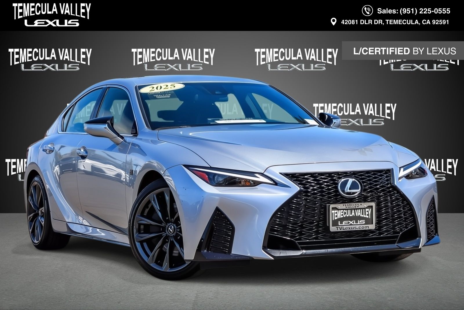 Iridium 2025 Lexus IS Sedan Rear-Wheel Drive 8-Speed Automatic
