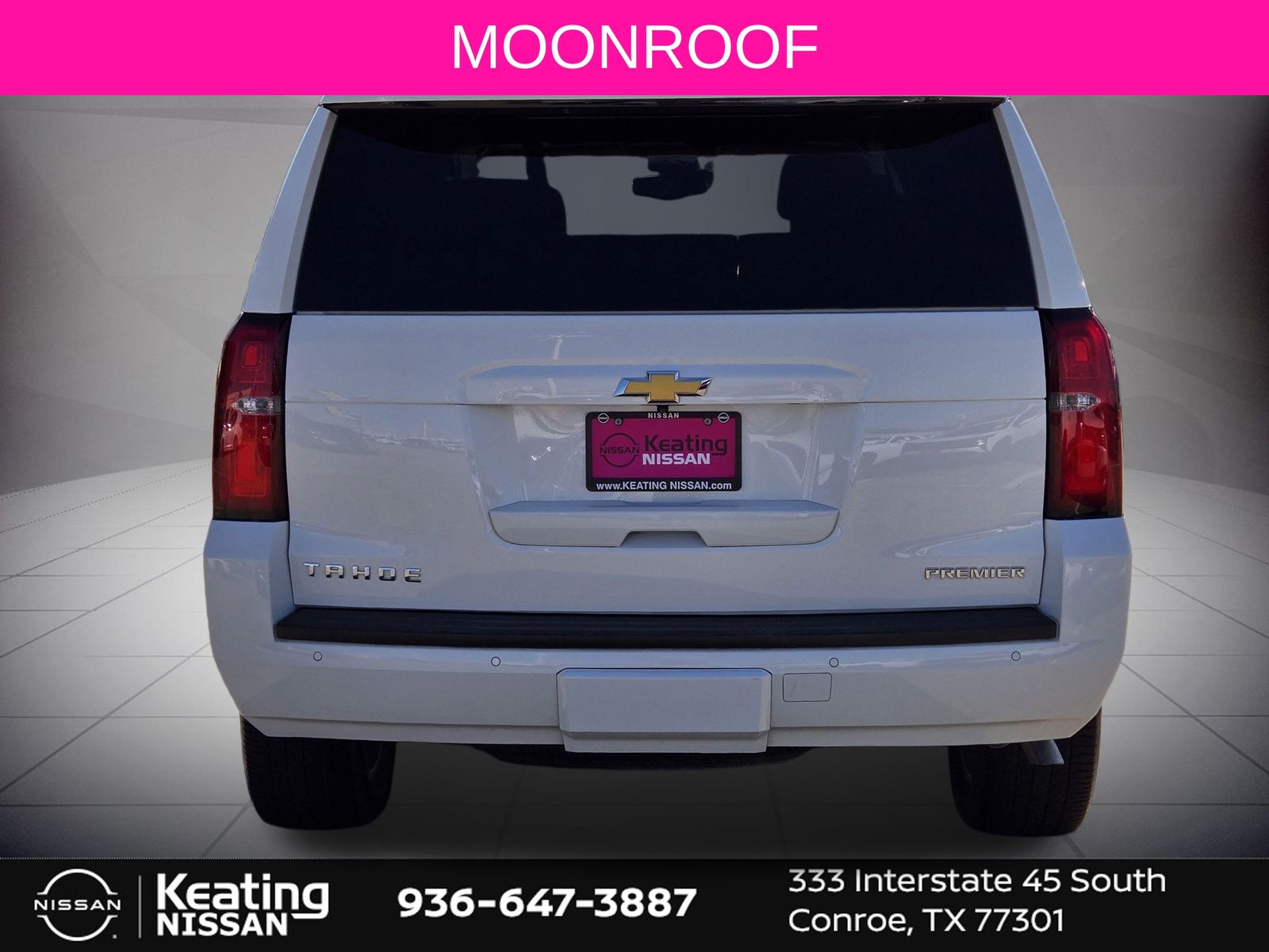 2020 Chevrolet Tahoe Premier White at Classic Elite Chevrolet Sugar Land