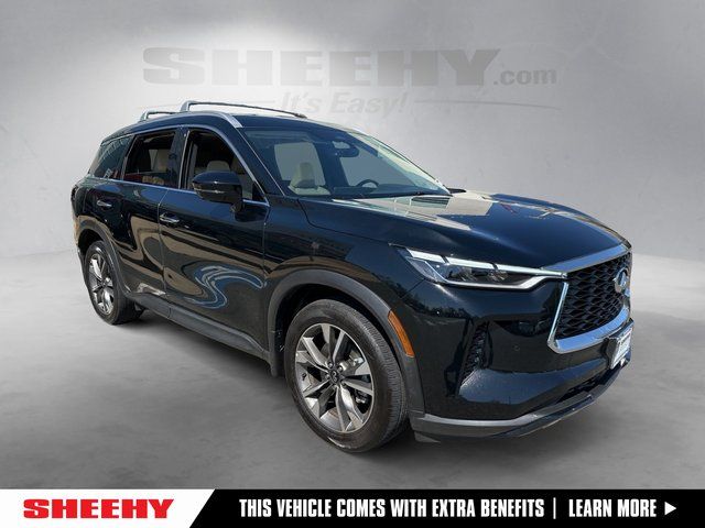 Mineral Black 2025 INFINITI QX60 Luxe AWD SUV / Crossover All-Wheel Drive 9-Speed Automatic