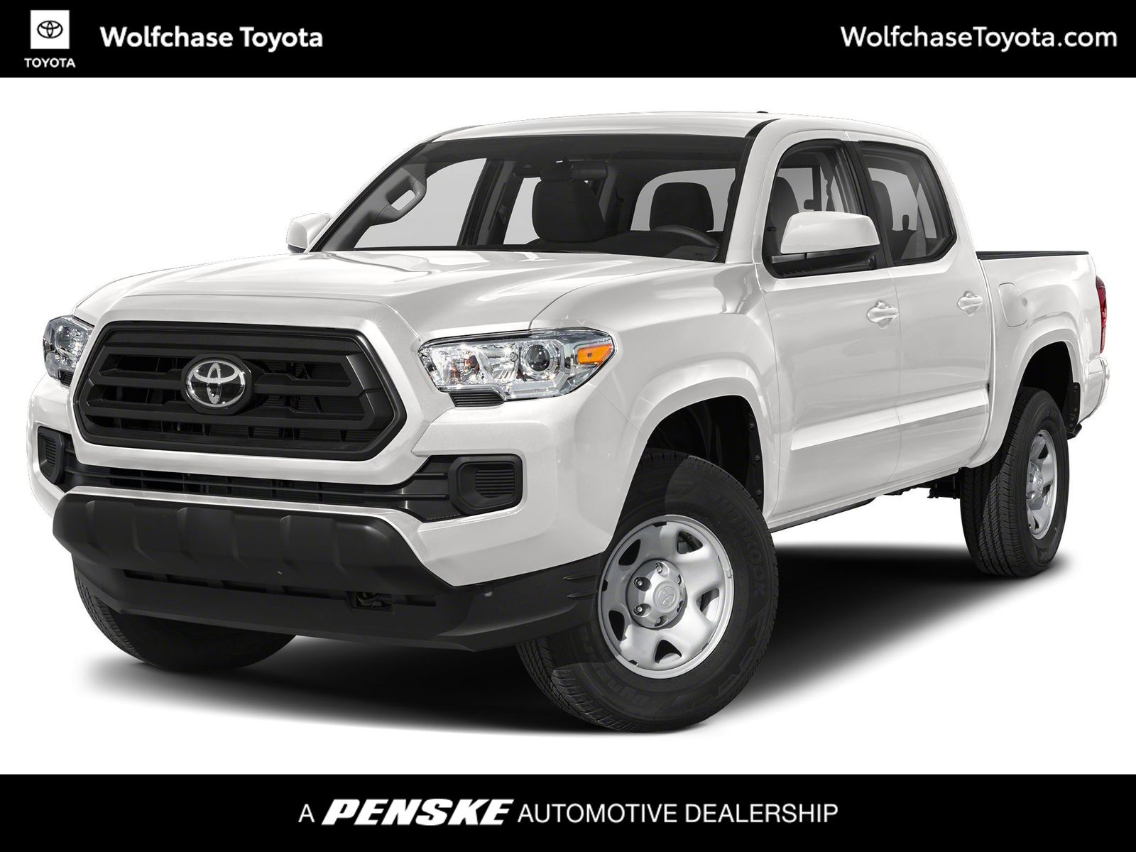 White 2022 Toyota Tacoma Pickup Truck Four-Wheel Drive 6-Speed Automatic