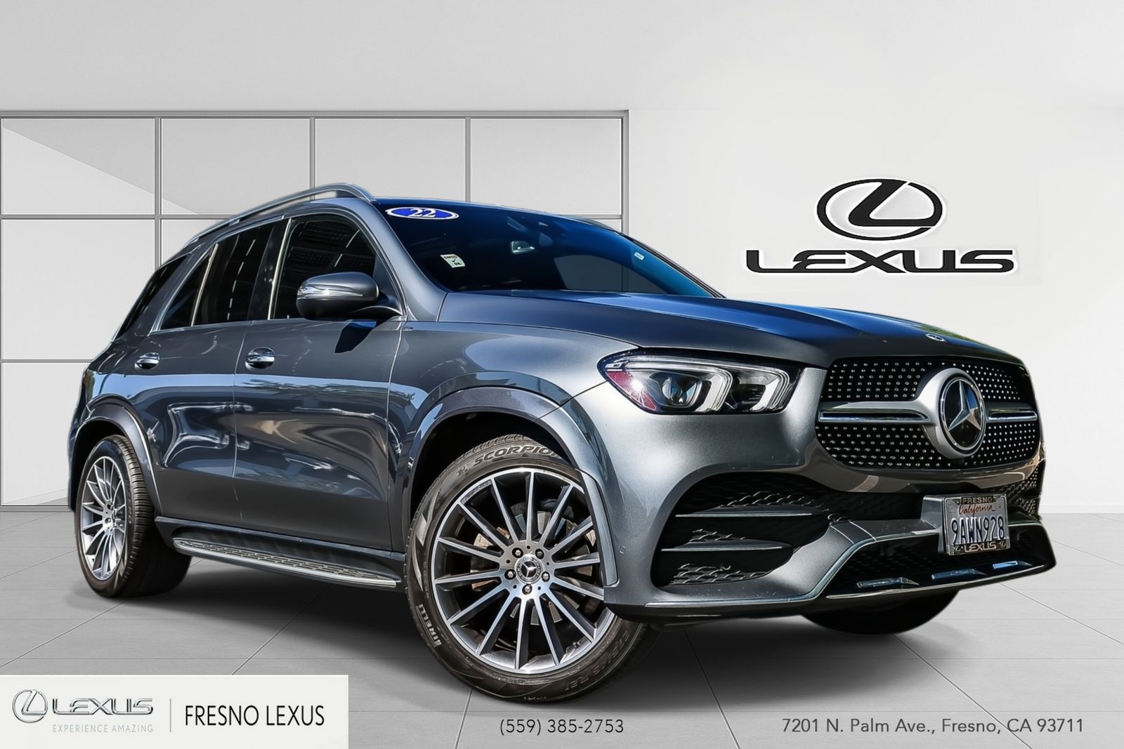 Gray 2022 Mercedes-Benz GLE 350 4MATIC SUV / Crossover All-Wheel Drive 9-Speed Automatic