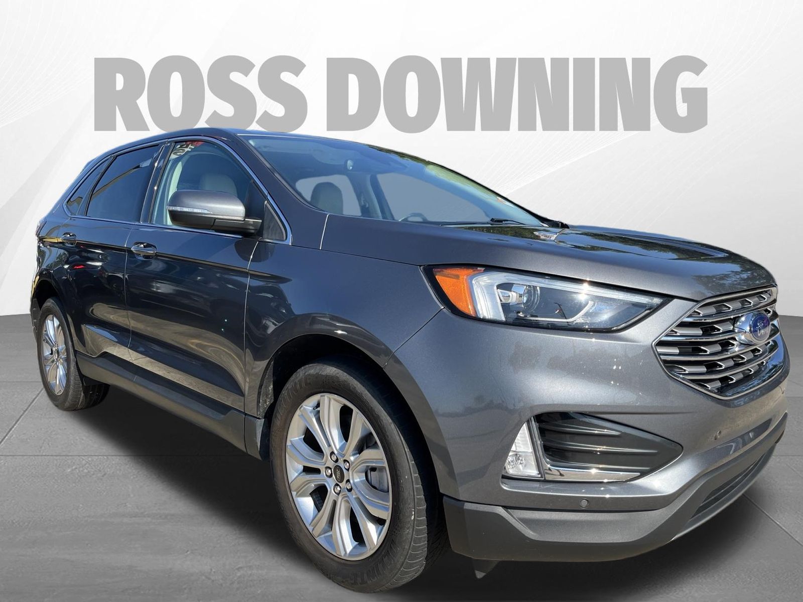 2022 Ford Edge Titanium Gray at Ross Downing Buick GMC