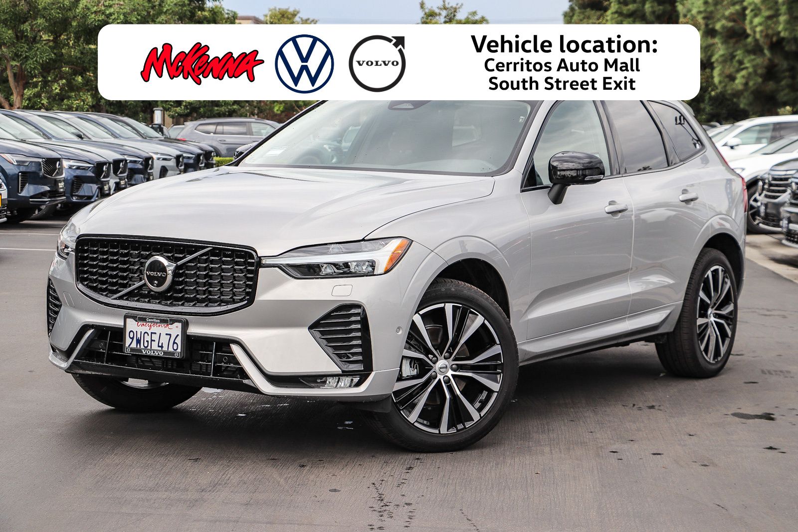 Silver 2025 Volvo XC60 SUV / Crossover All-Wheel Drive Automatic