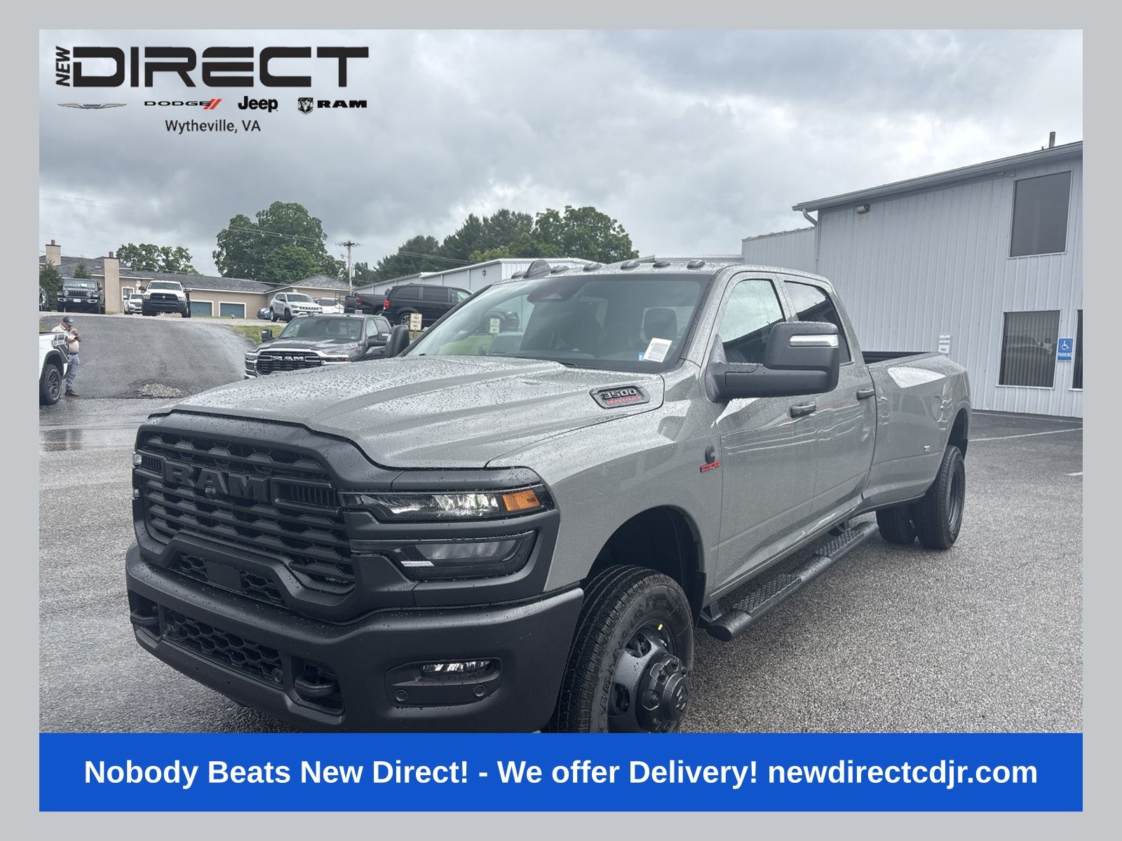 Ceramic Gray Clearcoat 2026 RAM 3500 Pickup Truck Four-Wheel Drive 8-Speed Automatic
