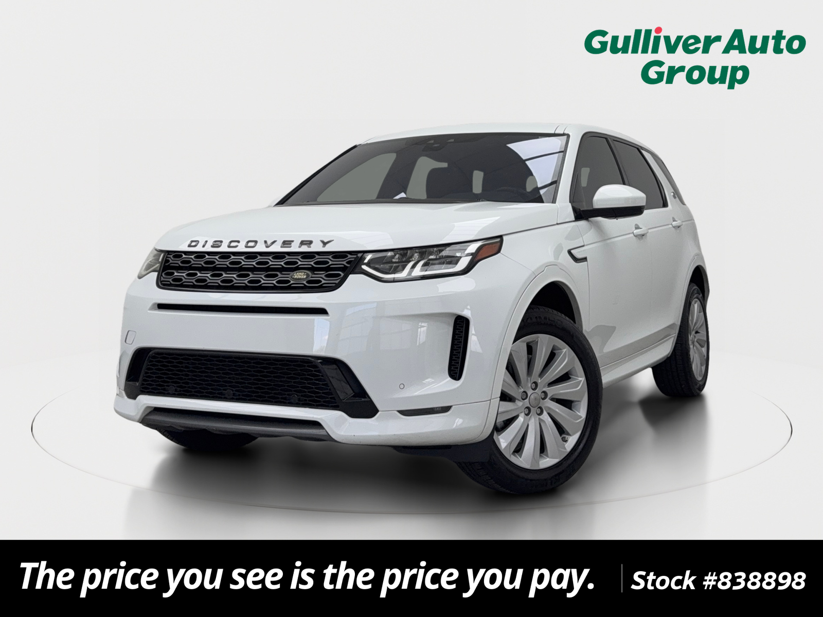 Fuji White 2020 Land Rover Discovery Sport SUV / Crossover All-Wheel Drive 9-Speed Automatic
