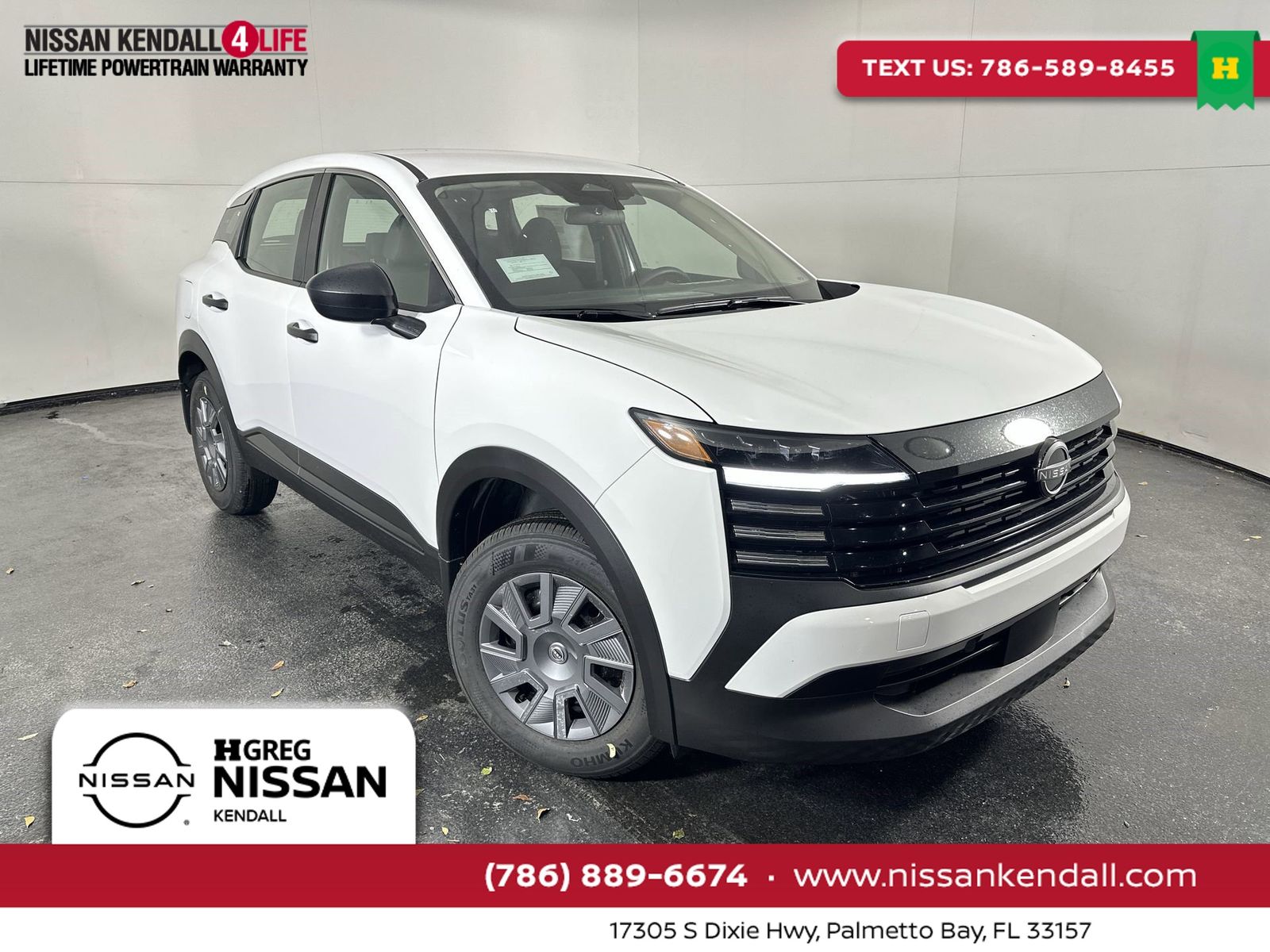 White (Fresh Powder) 2026 Nissan Kicks SUV / Crossover Front-Wheel Drive Continuously Variable Transmission