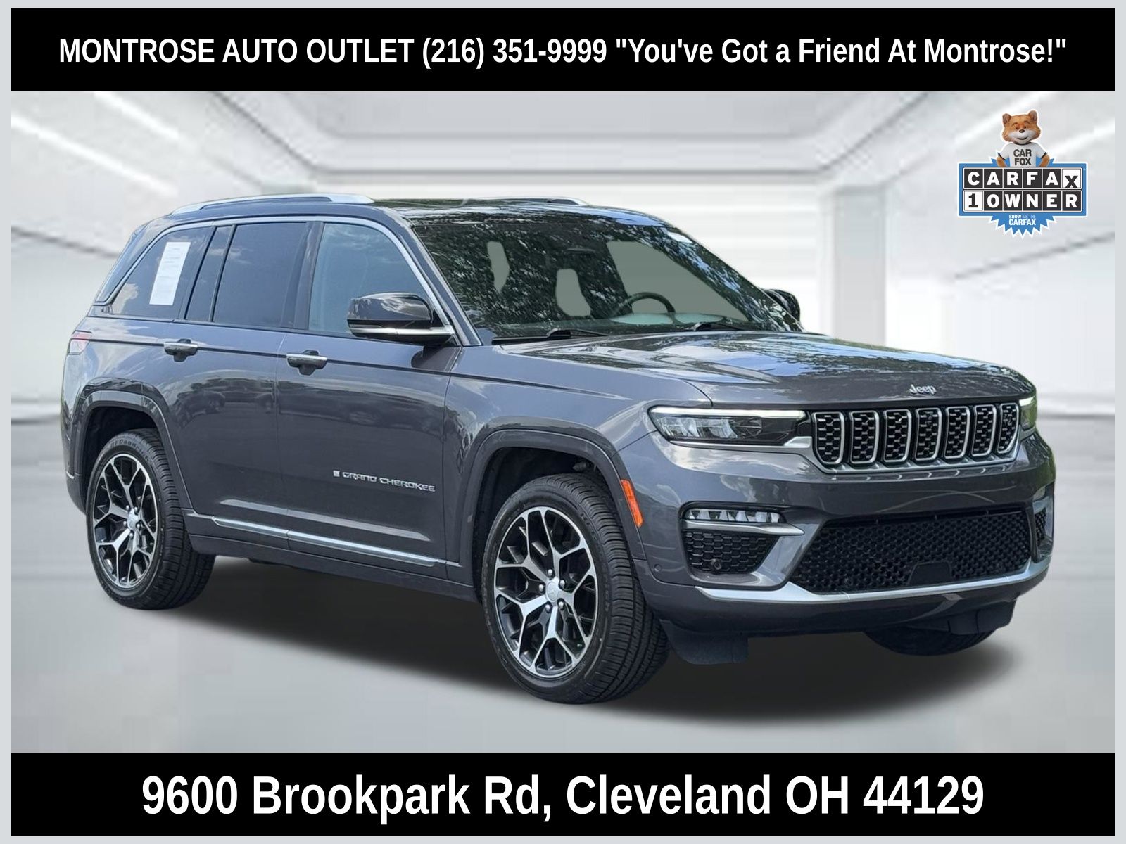 Gray Metallic 2022 Jeep Grand Cherokee SUV / Crossover Four-Wheel Drive 8-Speed Automatic
