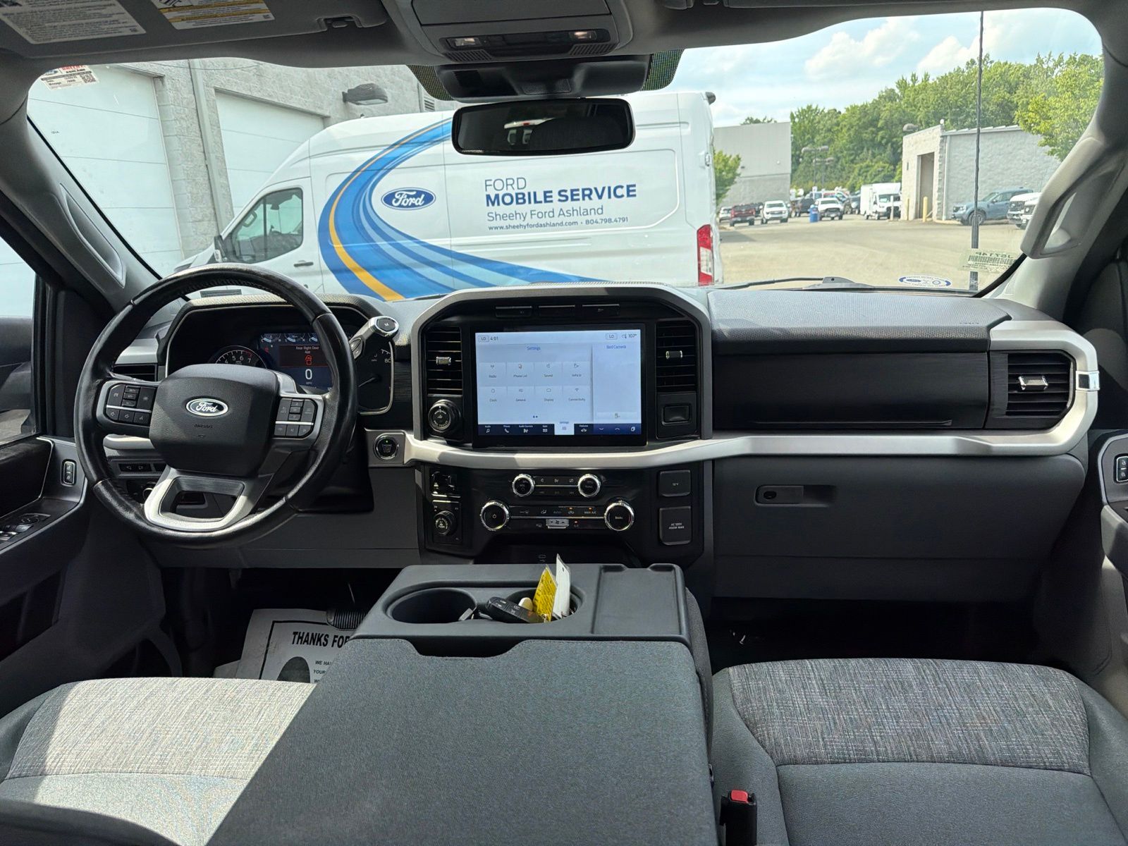 Certified Used 2022 White Metallic Ford XLT image 26
