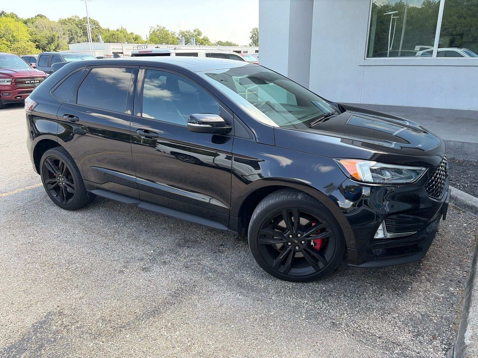 Black Metallic 2022 Ford Edge SUV / Crossover All-Wheel Drive 7-Speed Automatic