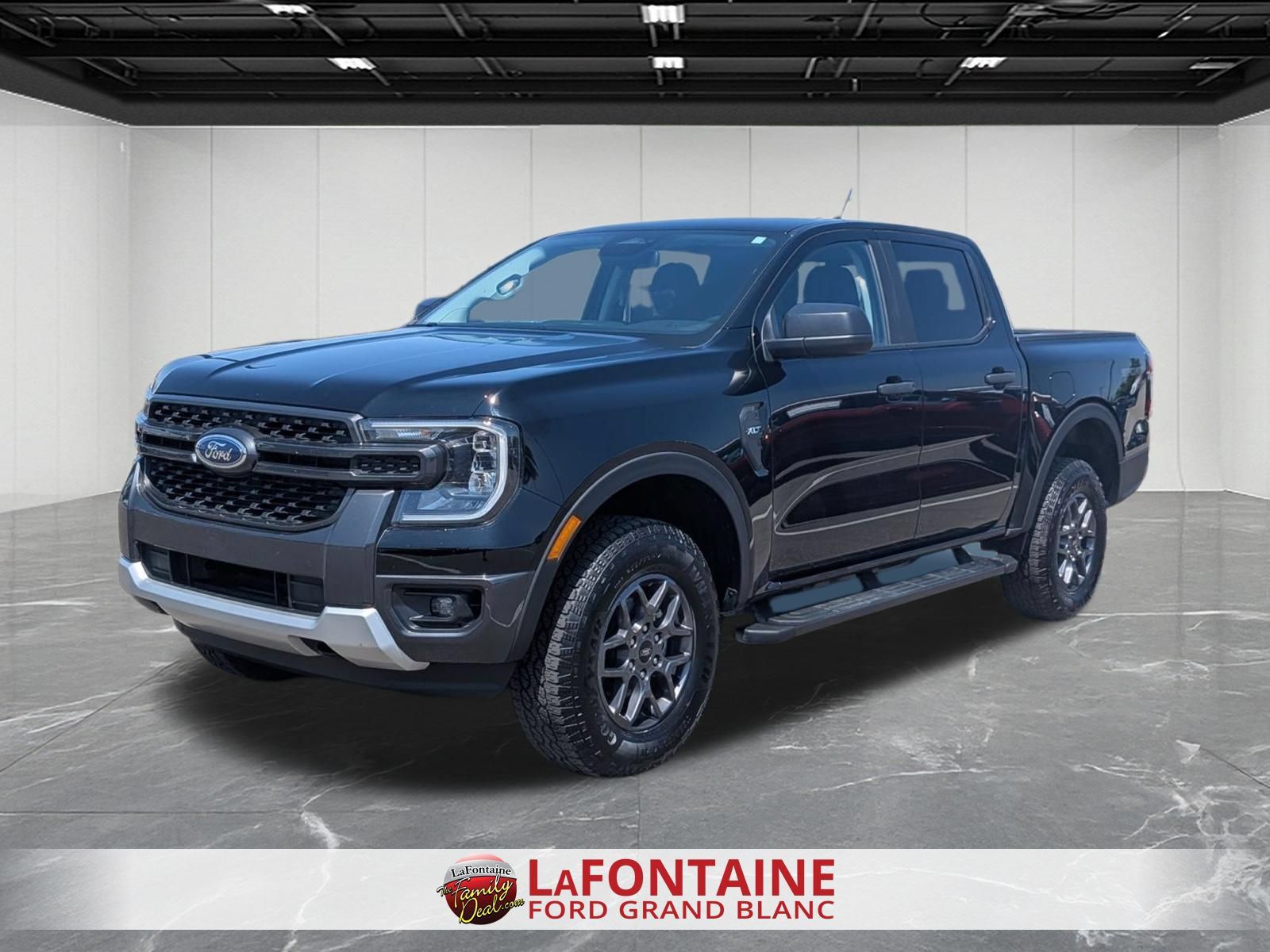 Shadow Black 2025 Ford Ranger Pickup Truck Four-Wheel Drive Automatic