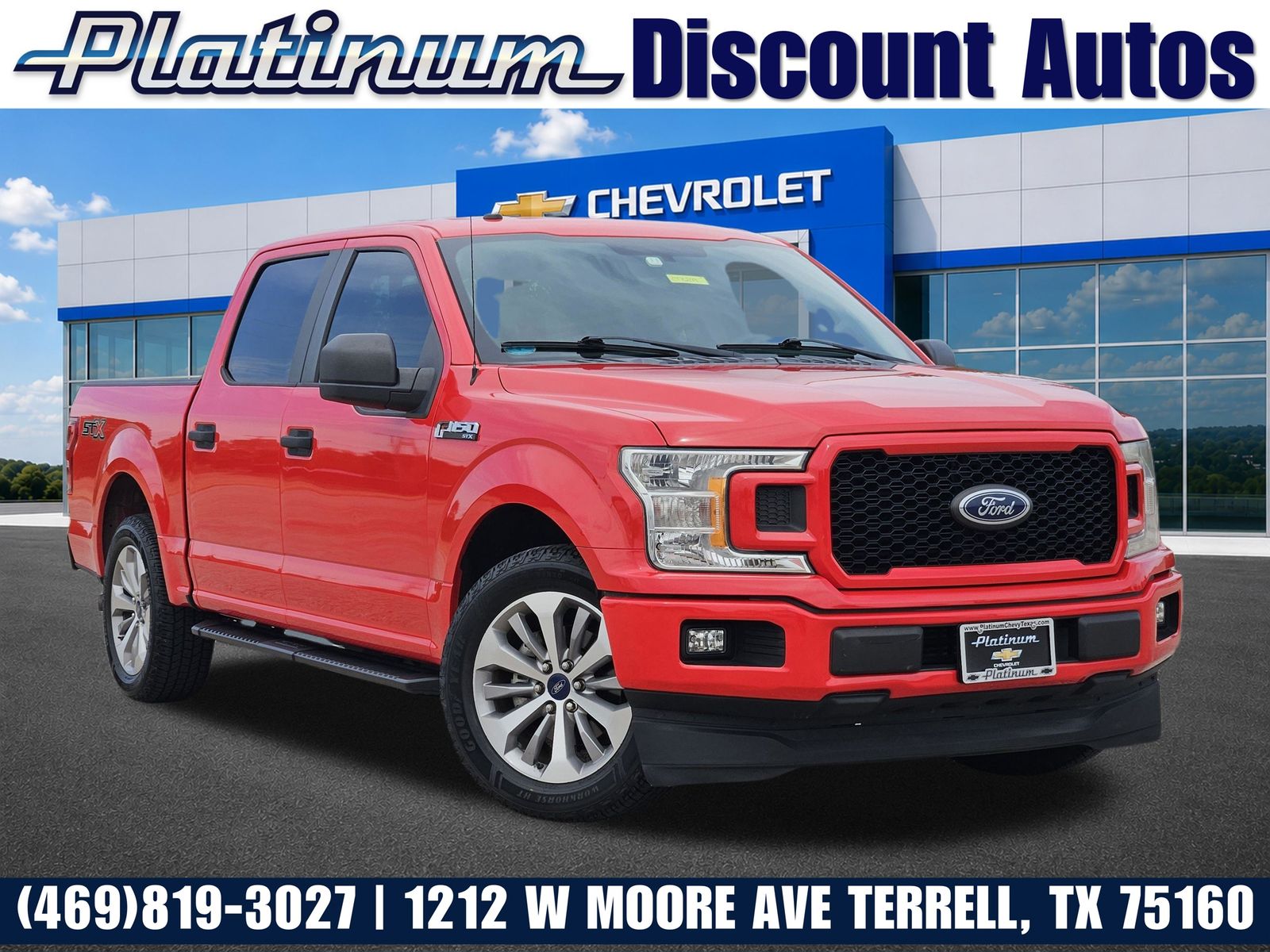 Race Red 2018 Ford F-150 Pickup Truck Automatic