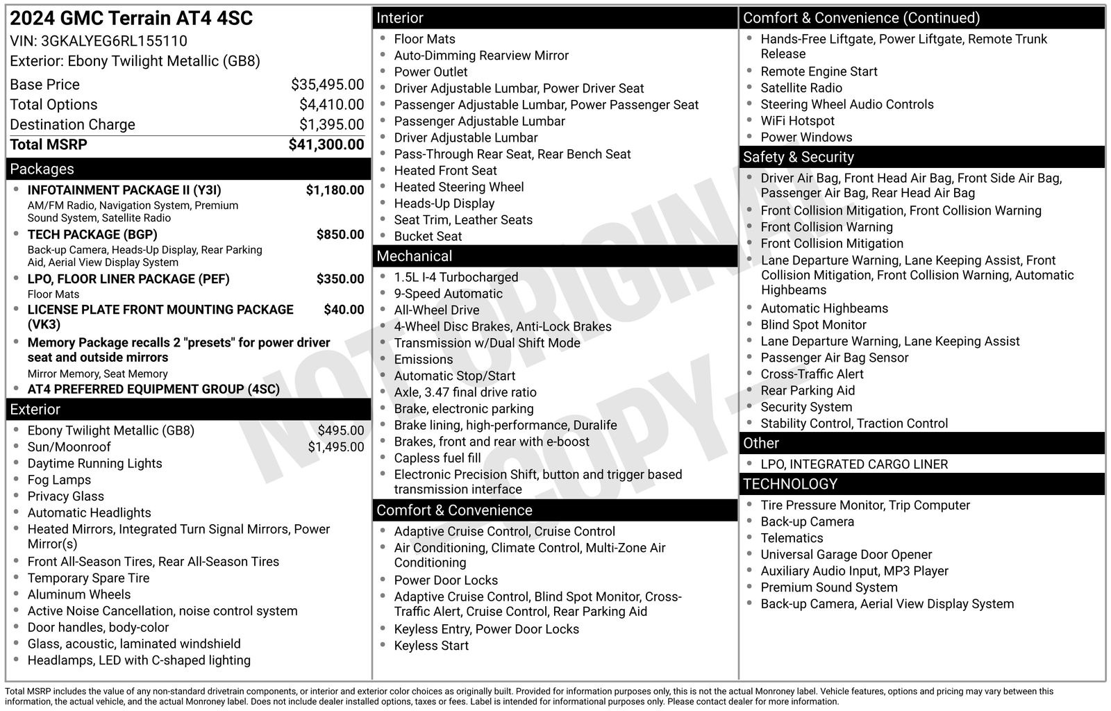 Used Car 2024 Gmc Terrain  At4 For Sale Under $30,000 In Austin, Texas