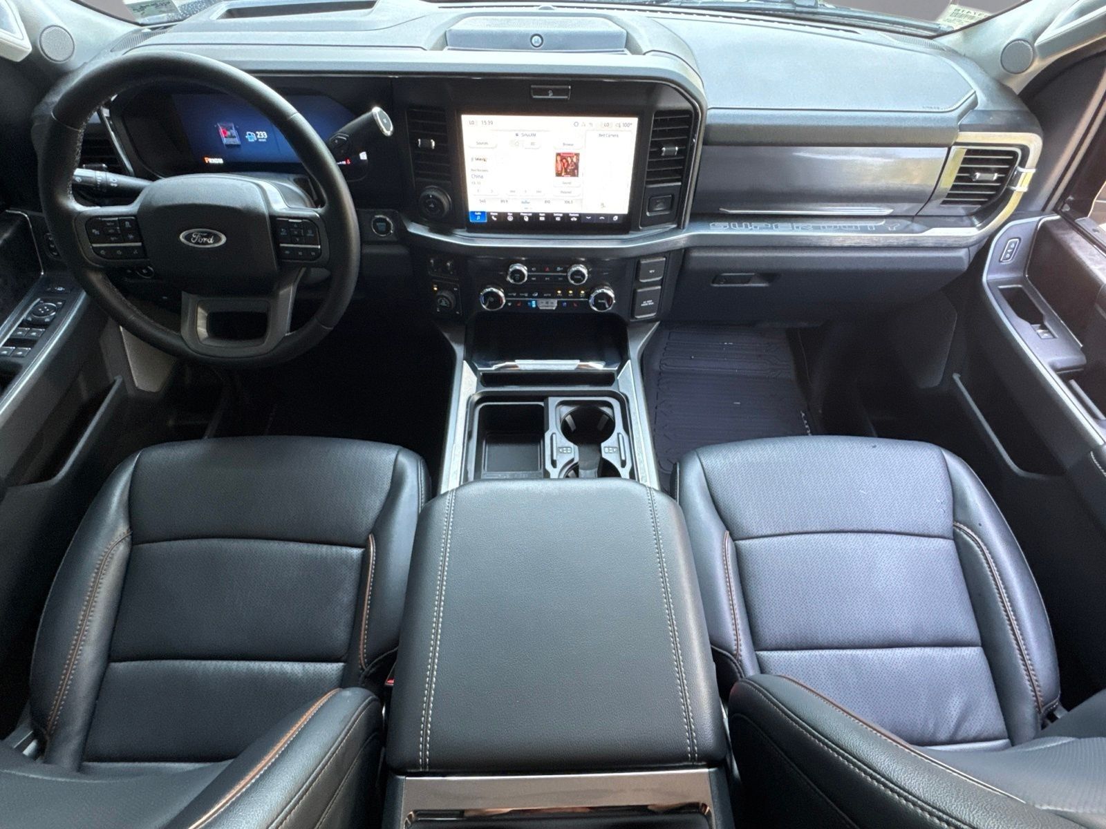 Certified Used 2025 Antimatter Blue Metallic Ford Lariat image 3