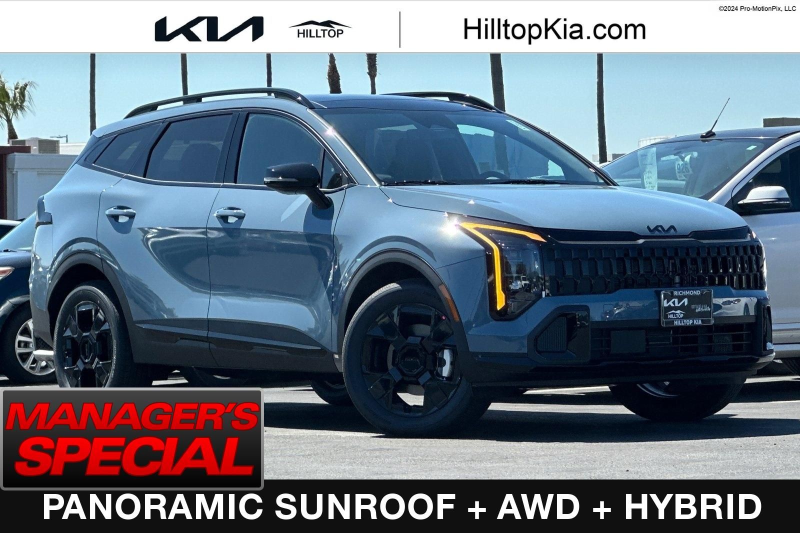 Heritage Blue 2026 Kia Sportage Hybrid SUV / Crossover All-Wheel Drive 6-Speed Automatic