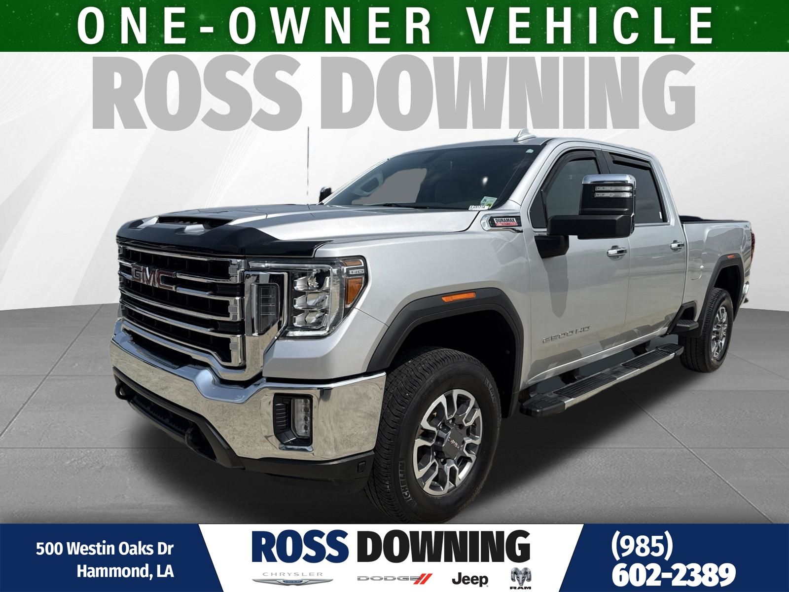Quicksilver Metallic 2022 GMC Sierra 2500HD Pickup Truck Four-Wheel Drive Automatic
