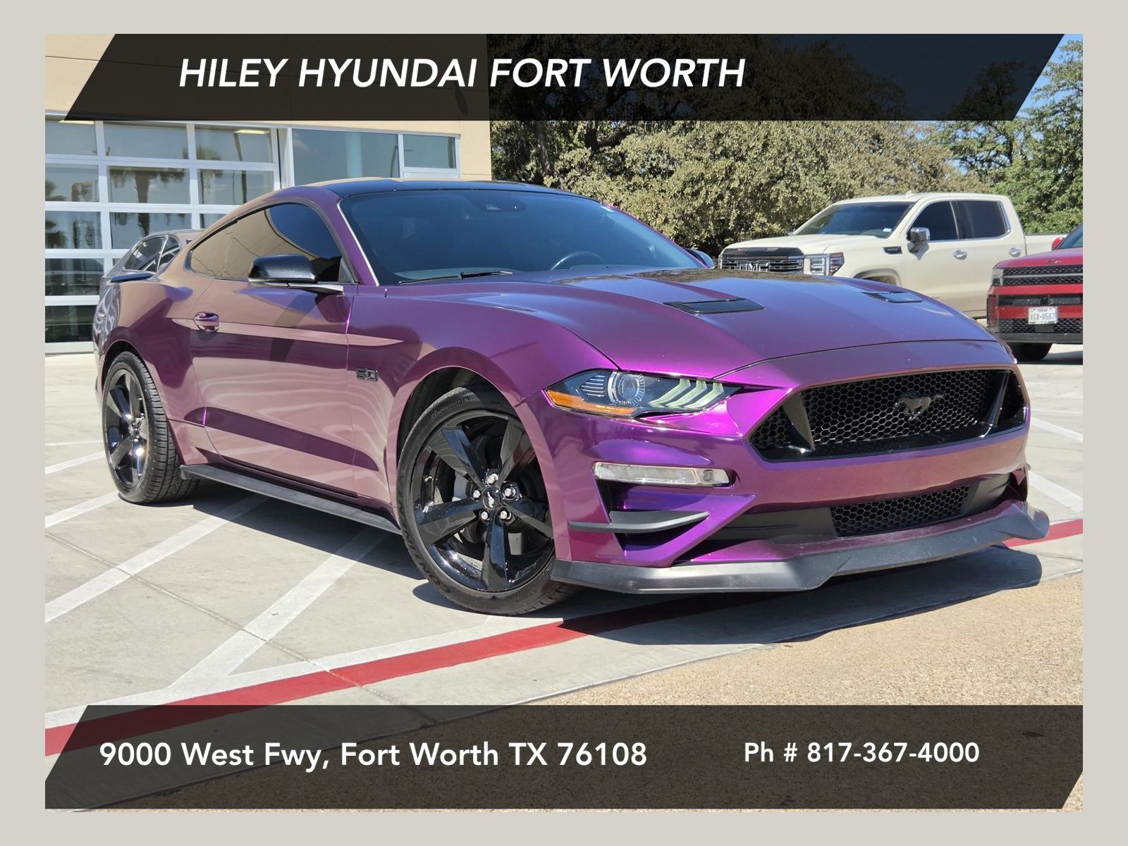 Oxford White 2022 Ford Mustang Coupe Rear-Wheel Drive Automatic