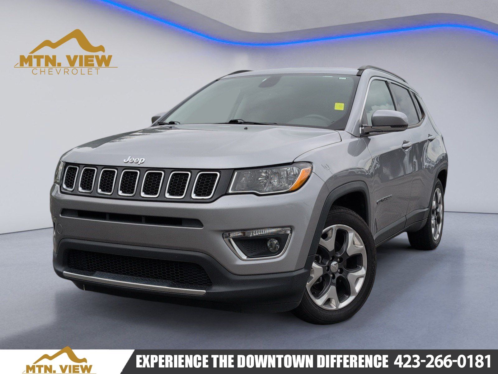 Billet Silver Metallic Clearcoat 2019 Jeep Compass SUV / Crossover Front-Wheel Drive 6-Speed Automatic