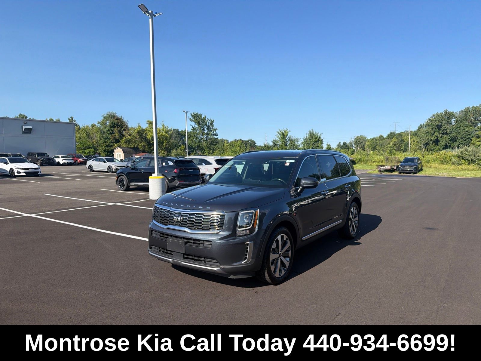 Gray 2020 Kia Telluride SUV / Crossover All-Wheel Drive 8-Speed Automatic