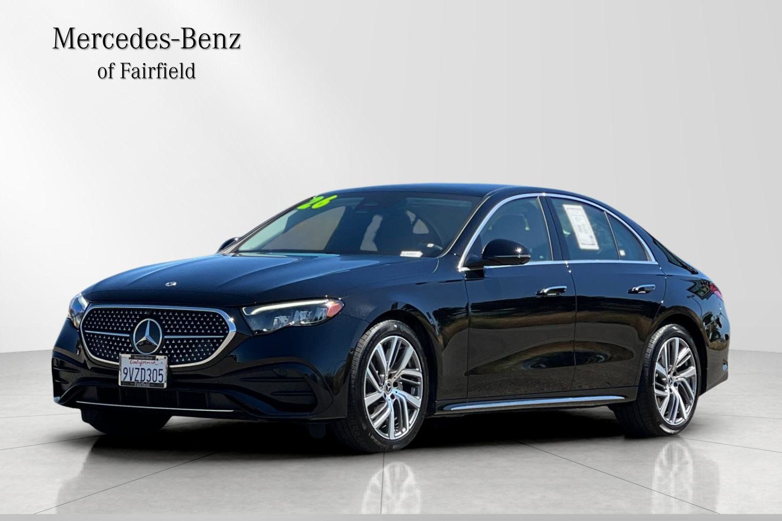 Black 2026 Mercedes-Benz E-Class E 350 RWD Sedan Rear-Wheel Drive 9-Speed Automatic