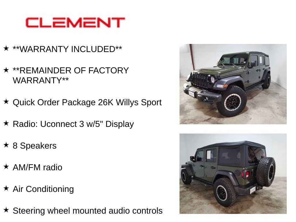 2021 Jeep Wrangler Unlimited Willys 17