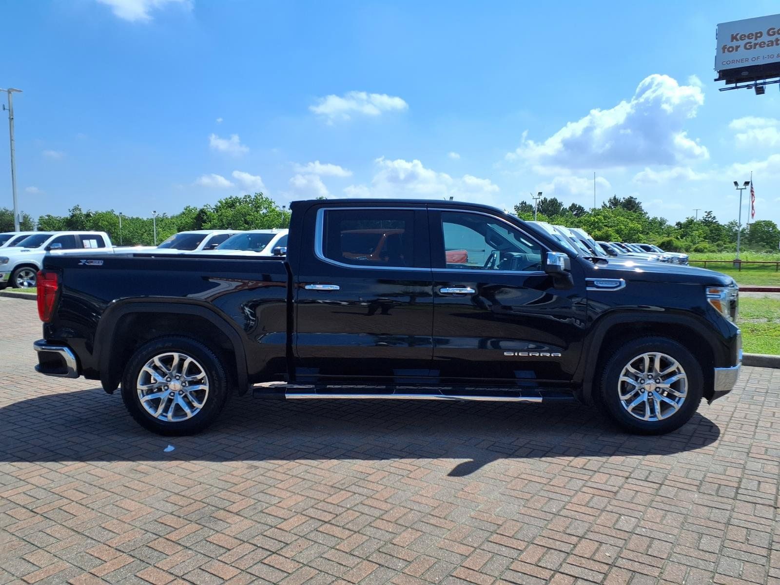 2020 GMC Sierra 1500 SLT Black at Wharton Chevrolet GMC