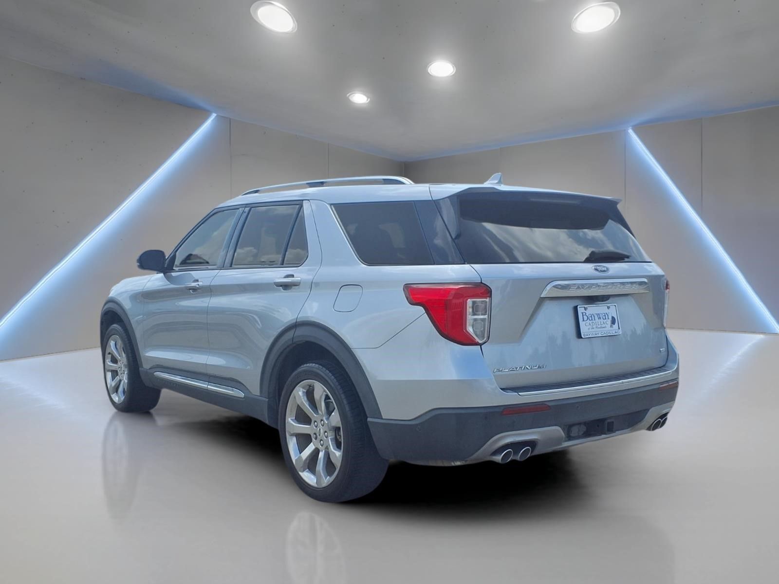 2020 Ford Explorer Platinum Silver at Cook Ford