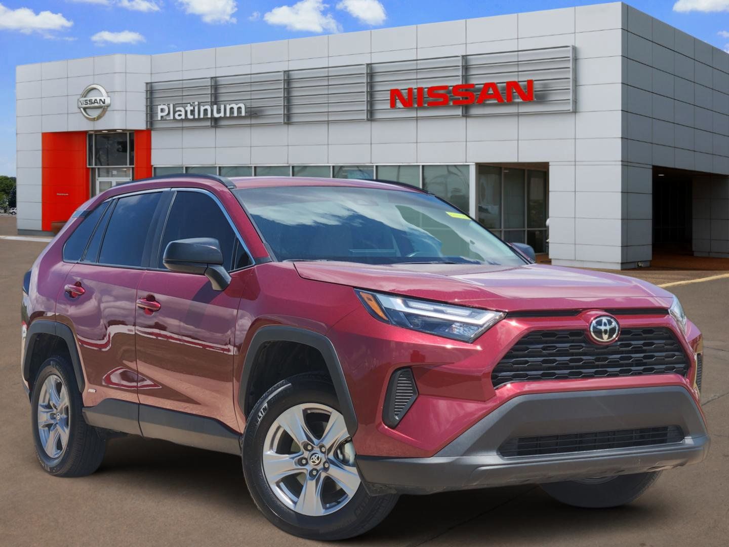 Red (Ruby Flare Pearl) 2025 Toyota RAV4 Hybrid SUV / Crossover All-Wheel Drive Continuously Variable Transmission