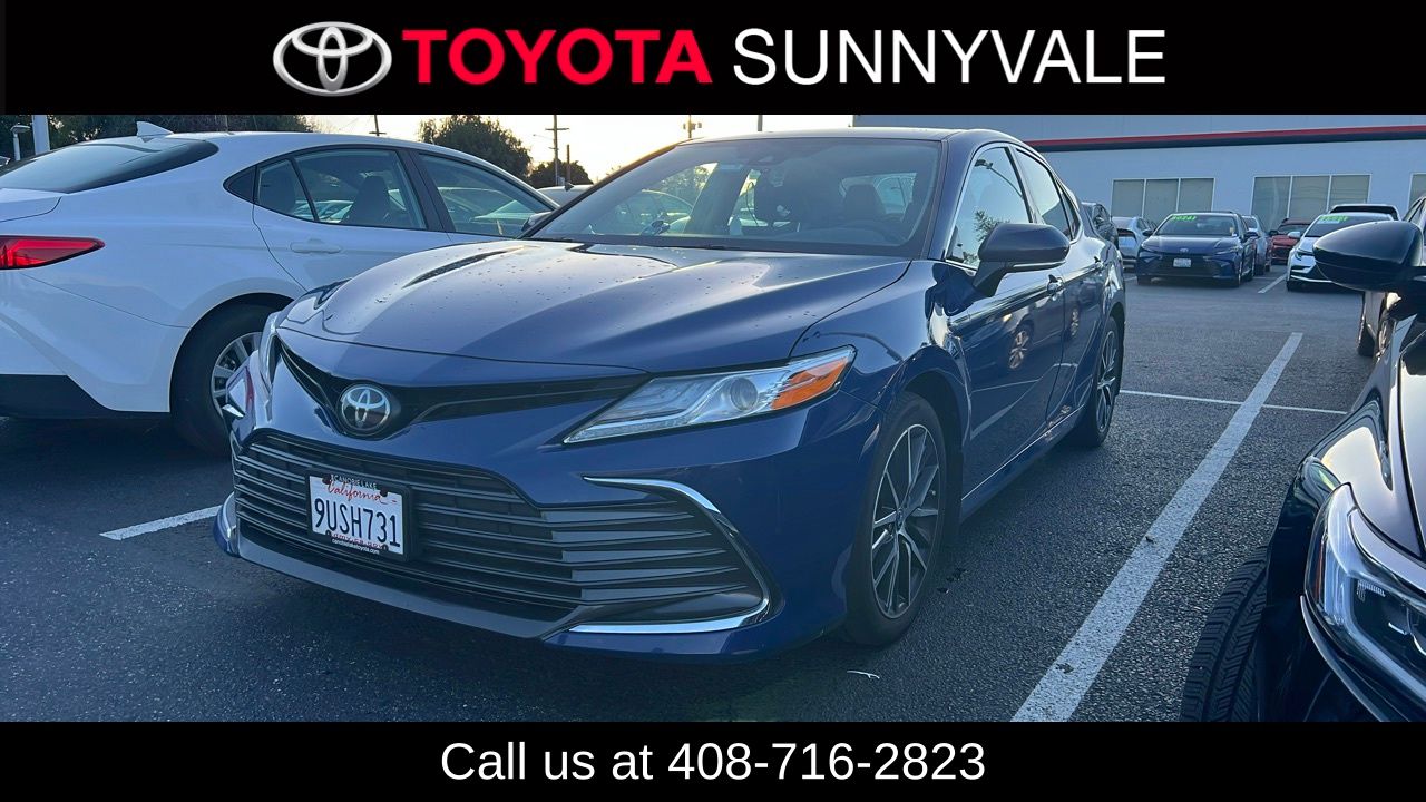 Reservoir Blue 2023 Toyota Camry XLE AWD Sedan All-Wheel Drive 8-Speed Automatic
