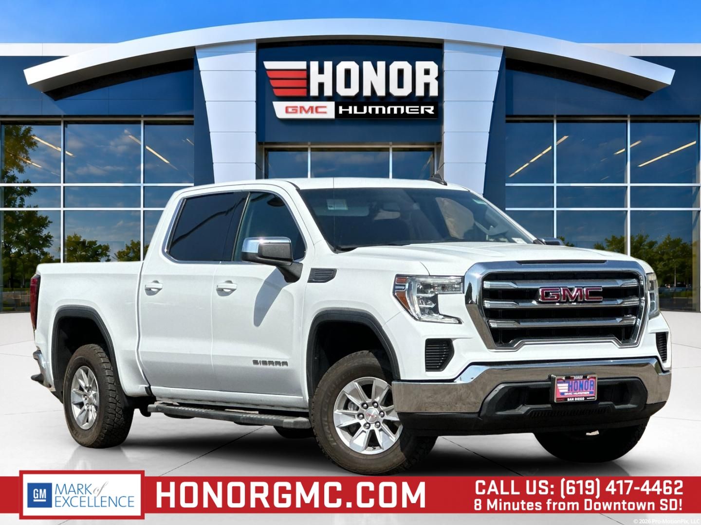 Summit White 2020 GMC Sierra 1500 Pickup Truck 4X2 8-Speed Automatic