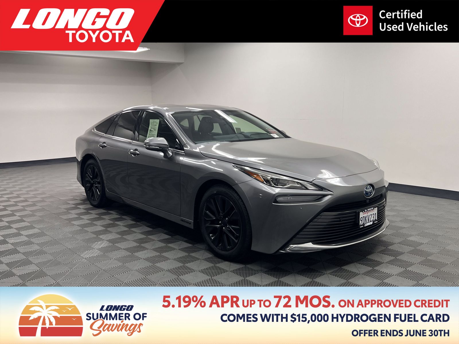 used 2022 Toyota Mirai car, priced at $12,088