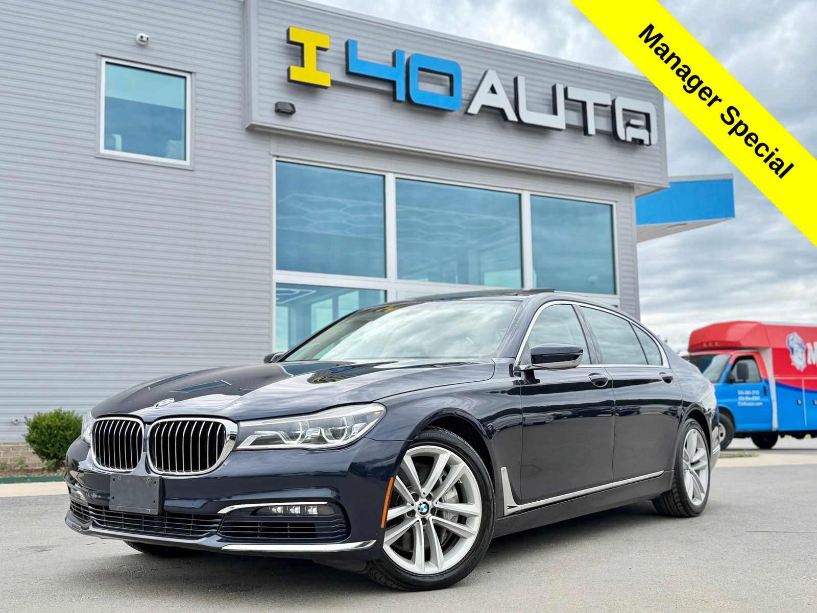 Imperial Blue Metallic 2016 BMW 7 Series Sedan All-Wheel Drive 8-Speed Automatic