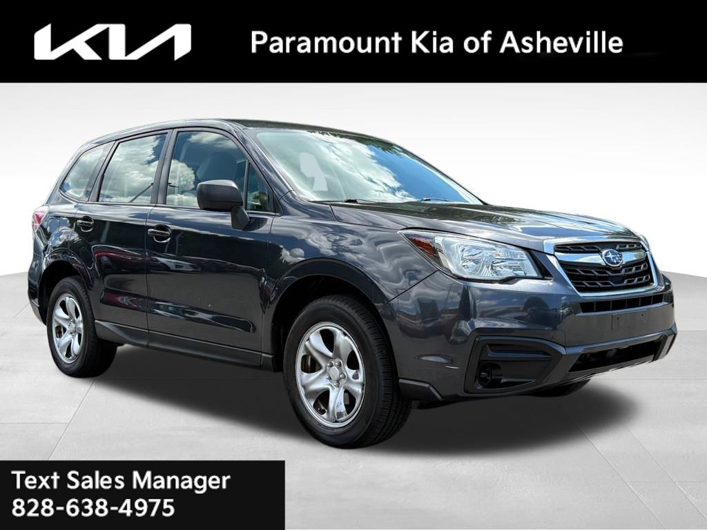 Dark Gray Metallic 2017 Subaru Forester 2.5i SUV / Crossover All-Wheel Drive 6-Speed Manual