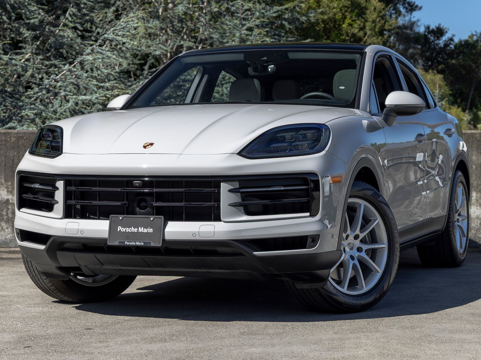 Chalk 2025 Porsche Cayenne Coupe AWD Coupe All-Wheel Drive 8-Speed Automatic