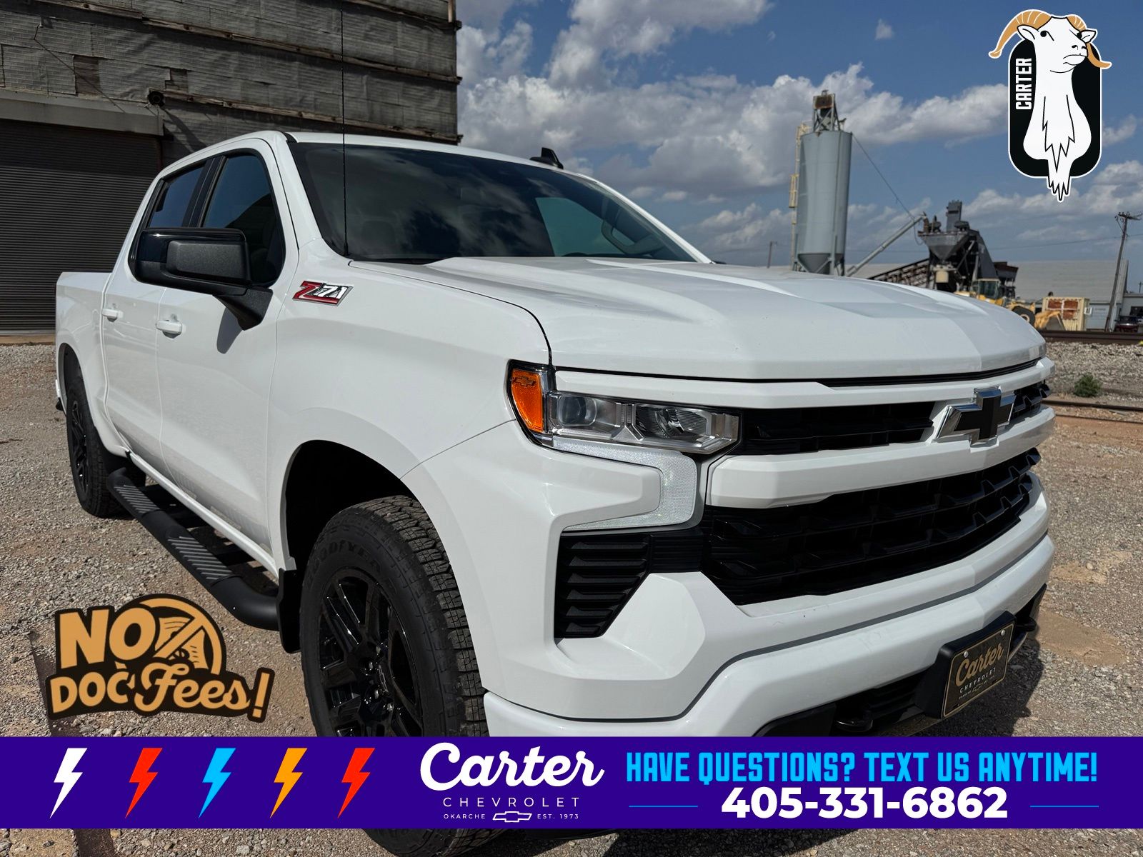 Summit White 2026 Chevrolet Silverado 1500 Pickup Truck Four-Wheel Drive Automatic